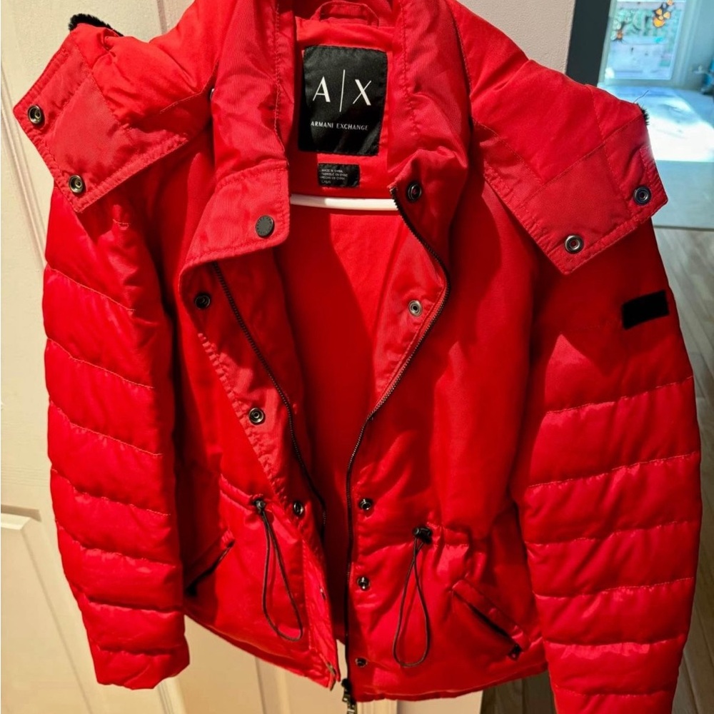 Armani Exchange Red jacket